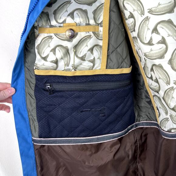 Burton x Mountain Dew MB Folsom Jacket Blue Green Snowboard Ski Men's MEDIUM - Picture 11 of 15